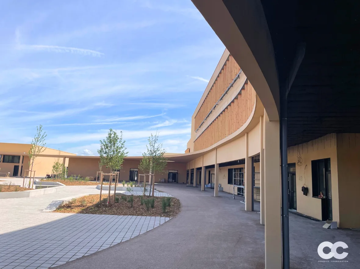 Chantier du collège de Couffouleux
